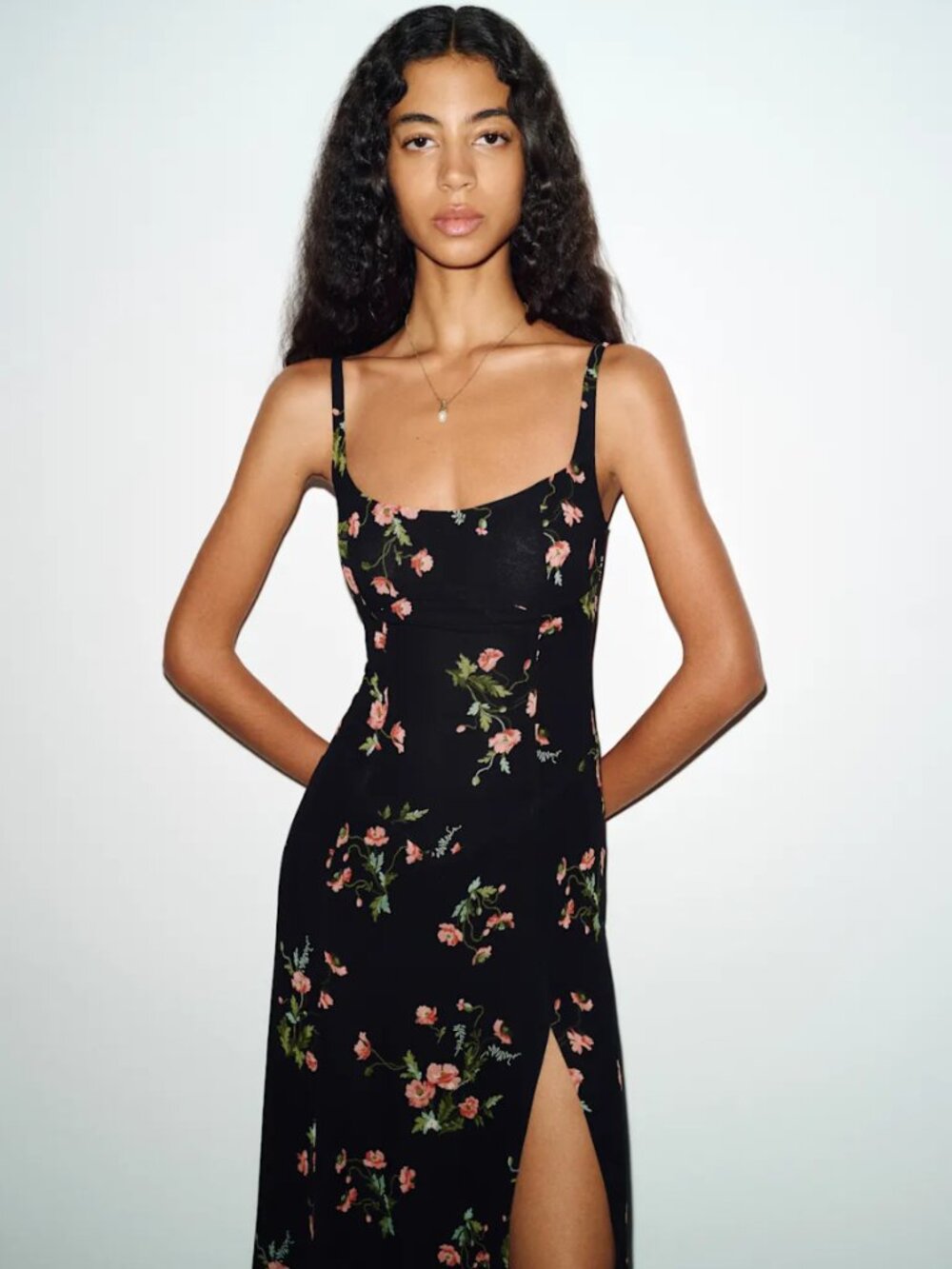 Reformation Ailany Dress Black - Size 0